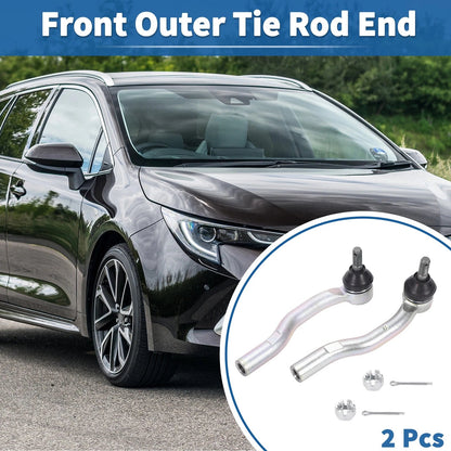 2 x Front Outer Tie Rod Ends for Toyota Camry (2002-2003)