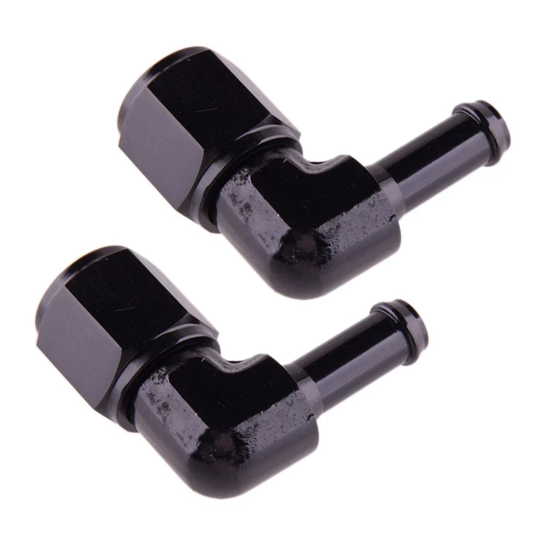 Hot 2 x 6AN Female to 3/8 & 5/16 Barb Fitting Adapter for Swivel Aluminum