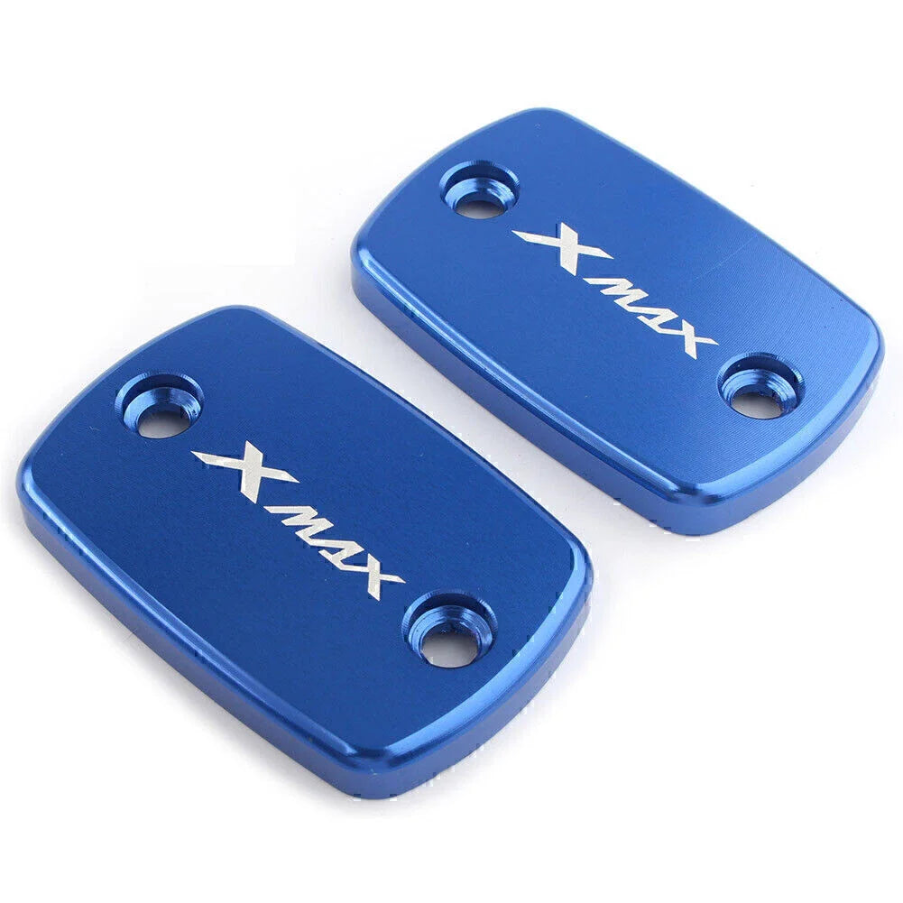Scooter Front Fluid Reservoir Cover Caps  Blue for Yamaha X-MAX 300 (17-23)
