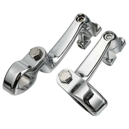 1 1/4" Adjustable Engine Guard Foot Pegs for Harley