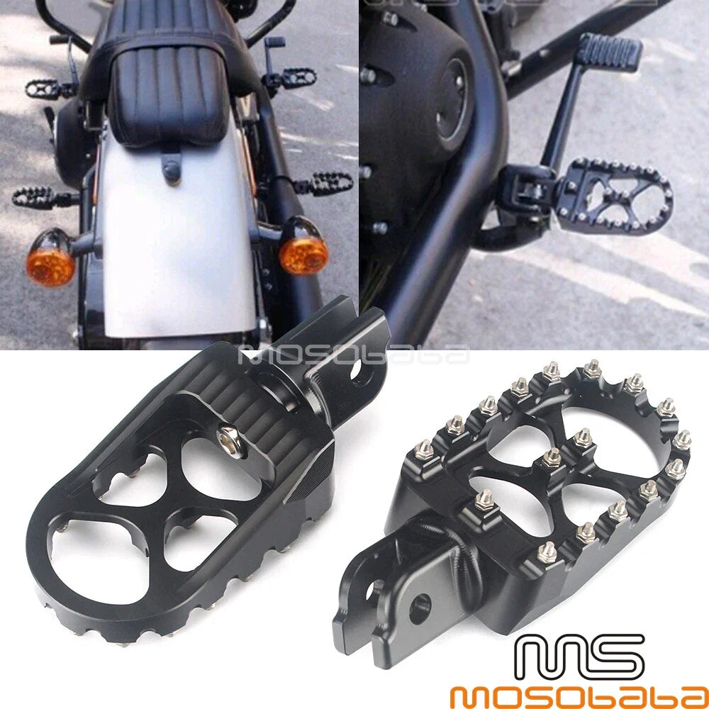 Motorcycle Foot Pegs w/Spring & Teeth for Harley Breakout FXBR/S (2018-2020)