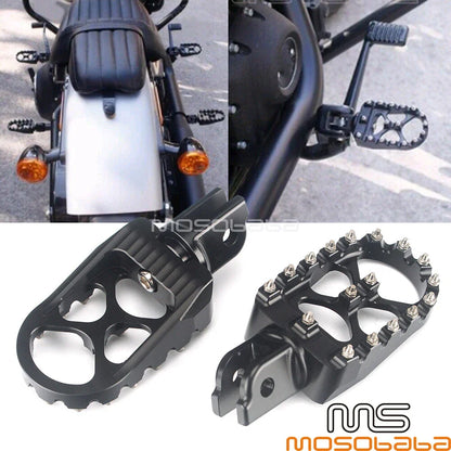 Motorcycle Foot Pegs w/Spring & Teeth for Harley Breakout FXBR/S (2018-2020)