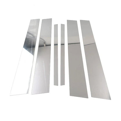 Silver Pillar Post Door Window Cover Trim for Infiniti G35 G37 Sedan (2002-2013)