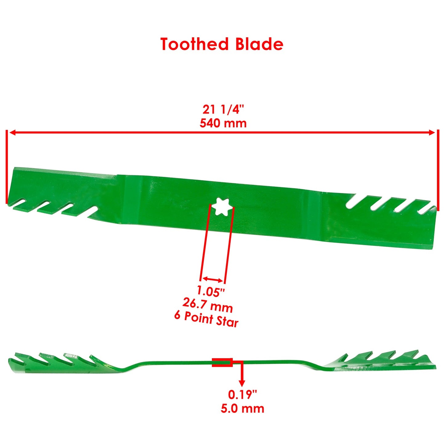 42 Inch Toothed Blades for MTD Craftsman T130 CMXGRAM1130038 (2018–2018)
