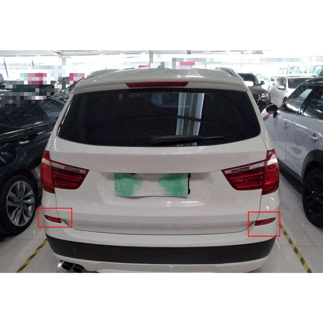 Red Rear Bumper Corner Marker Reflector Light for BMW X3 F25 (2011-2014)