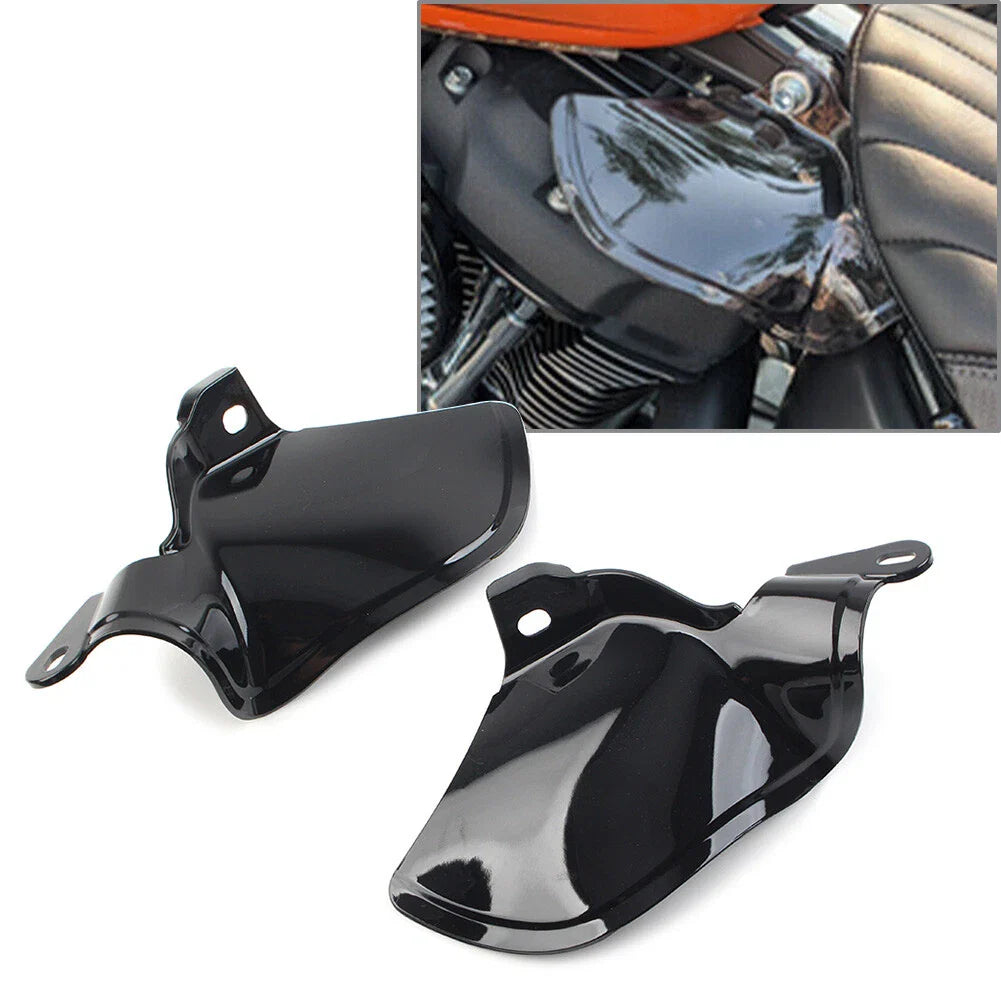 Reflective Smoke Saddle Shield Air Heat Deflector for Harley Softail (2018-23)