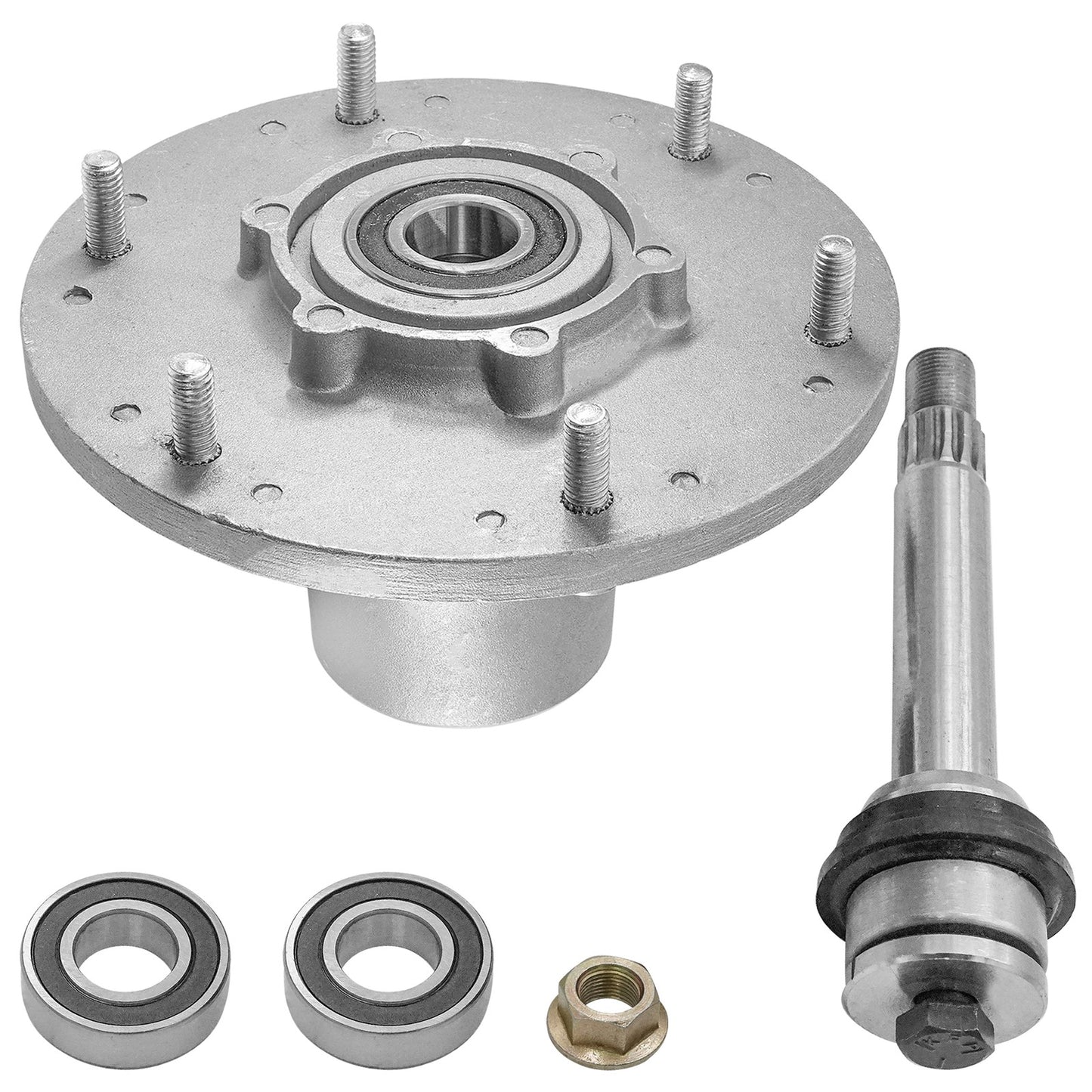 60" Deck Spindle and Shaft Replacement for Exmark LZE730GKA604 (2009–2009)