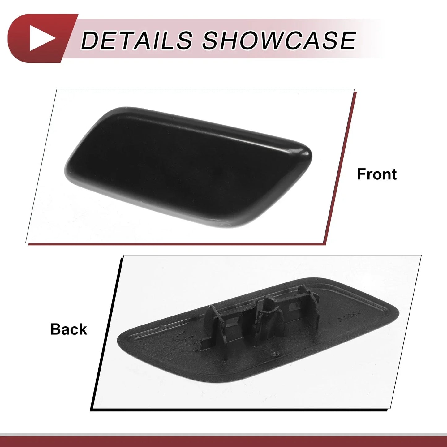 Front Left Washer Nozzle Cover for Lexus LX570 (2013-2015) Unpainted 1 x Cap