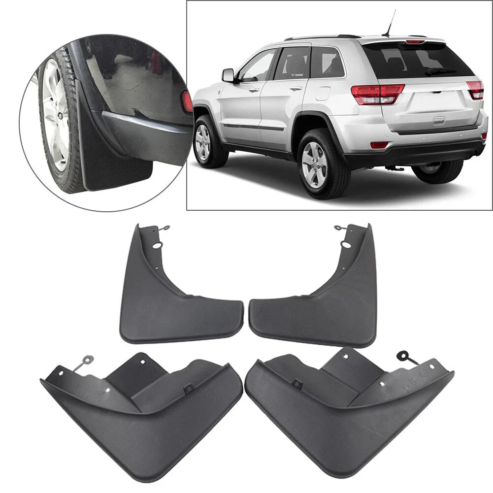 4 x Wheel Mud Flaps Splash Guards for Jeep Grand Cherokee (2011-2023)