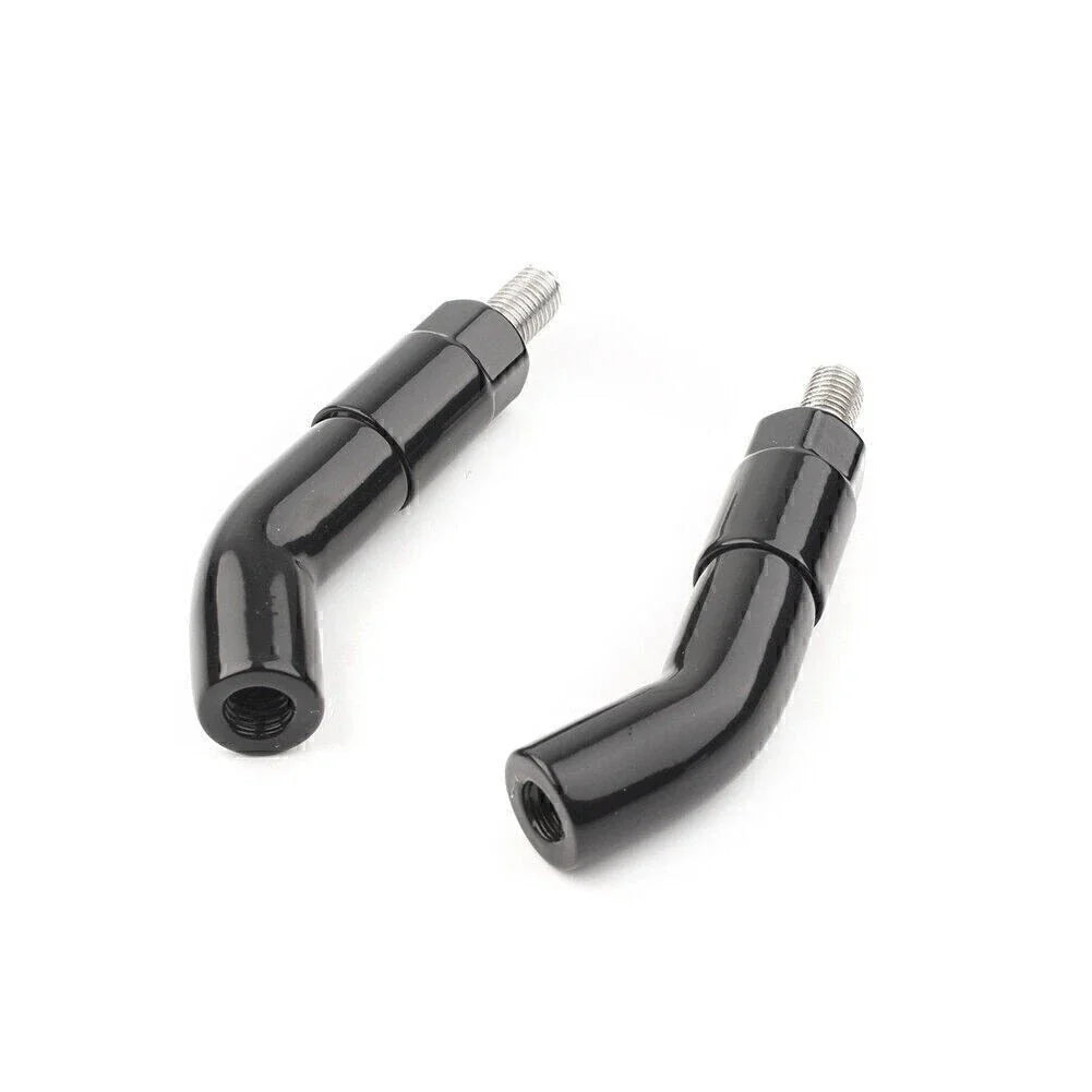 Mirror Stem Extenders for Harley Davidson Iron 1200 XL1200NS (2018-2019) Black