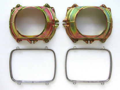6x8in Rectangle Headlight Bucket Bracket for Toyota