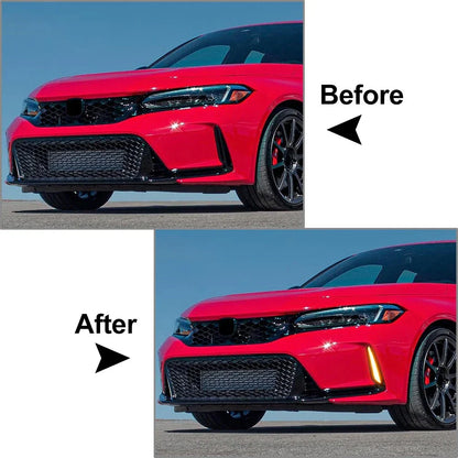 Pair Daytime Running Light Fog Lamp for Honda Civic Type R (2023-2025)