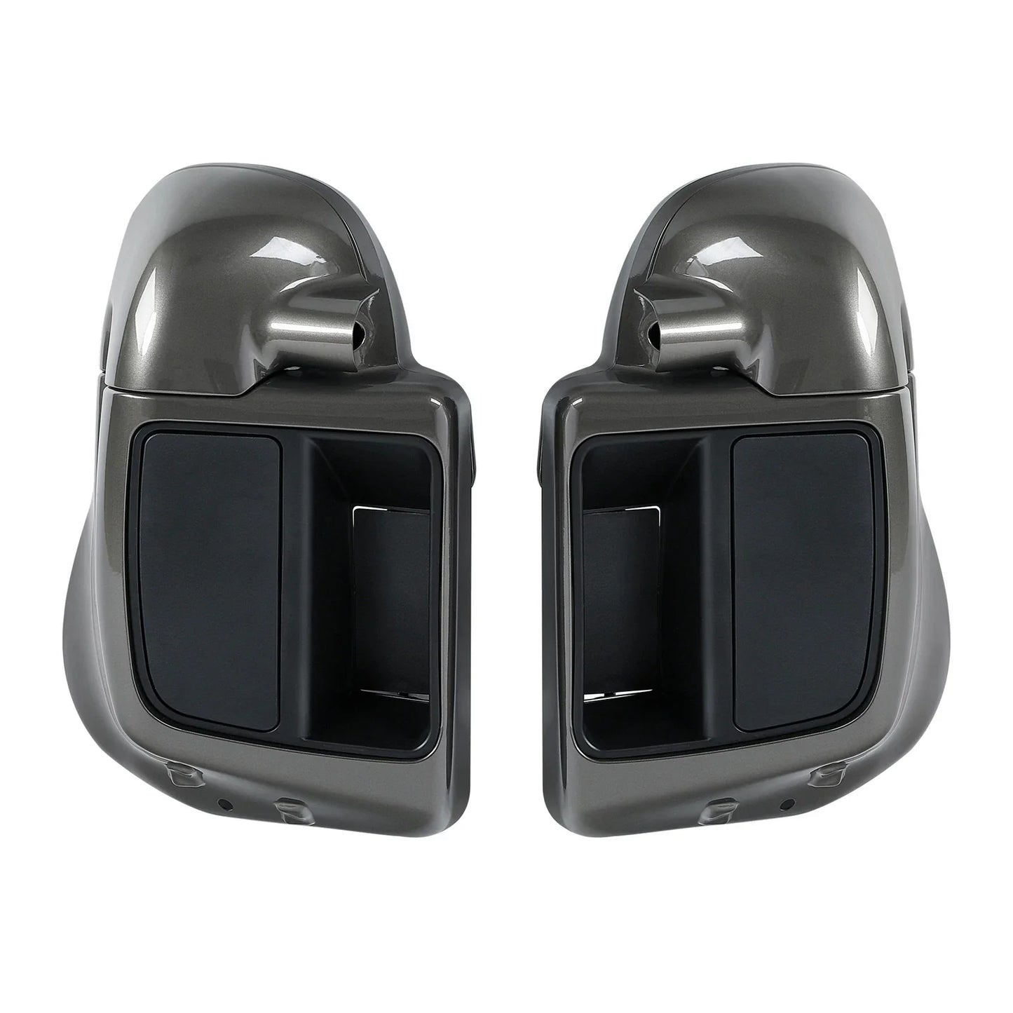 Lower Vented Fairings Speaker Pod for Harley Touring Industrial Gray