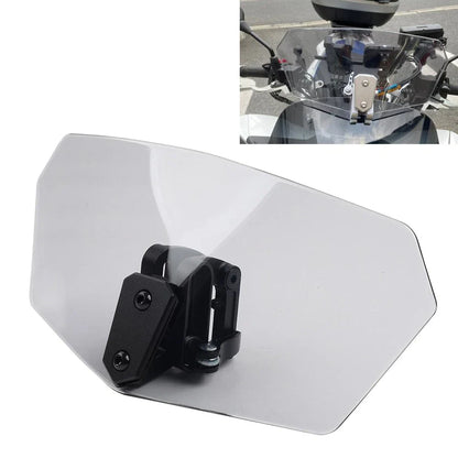 Universal Adjustable Clip-On Windshield Air Deflector for Cars