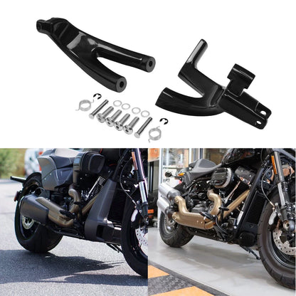Forward Controls Mount Black for Harley Sport Glide Fat Bob (2018-2024)