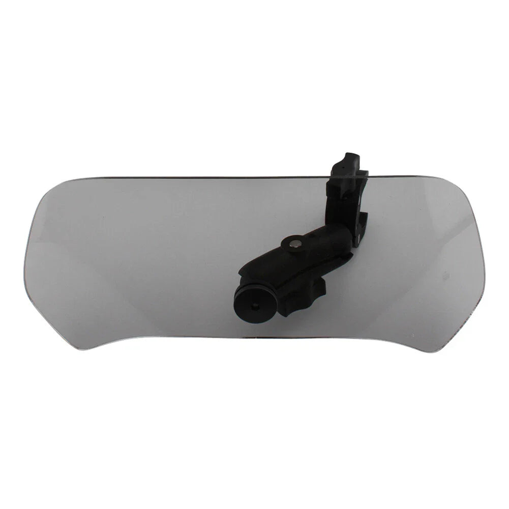 Large Front Windshield Deflector for Universal Motorcycle - Gray
