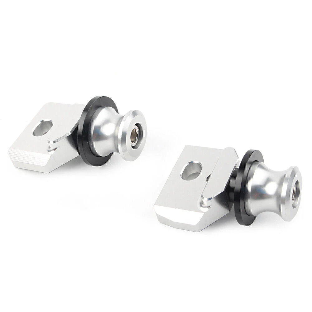 Silver Moto Chain Adjustment Bracket Screws for Honda CB650R (2019-2023)
