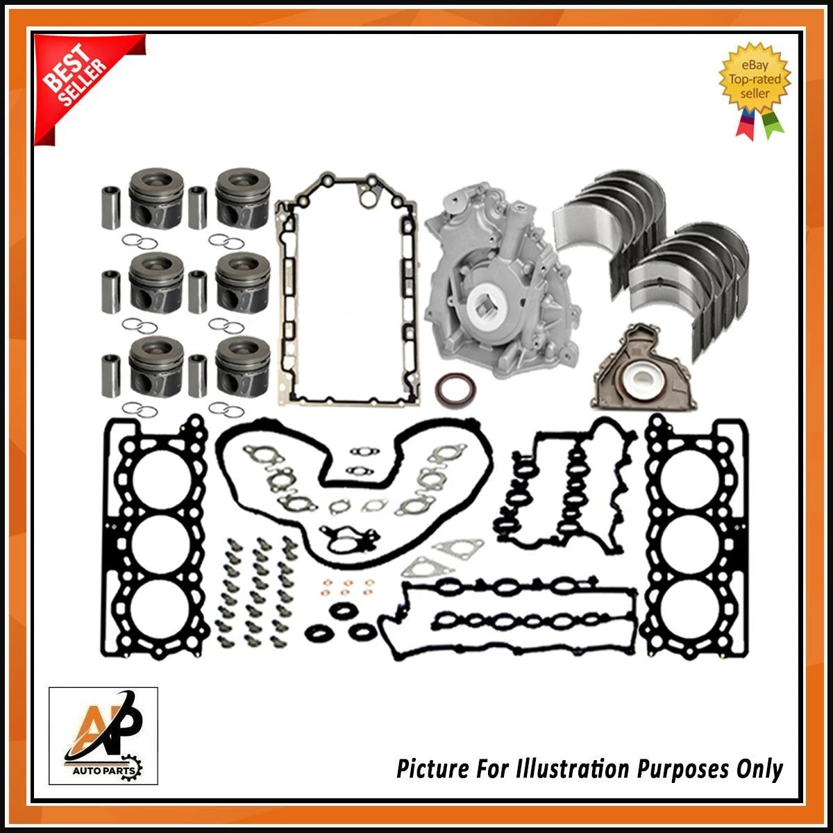 Engine Rebuild Parts Kit Piston OEM for Land Rover Defender 2.7 (2007–2016)