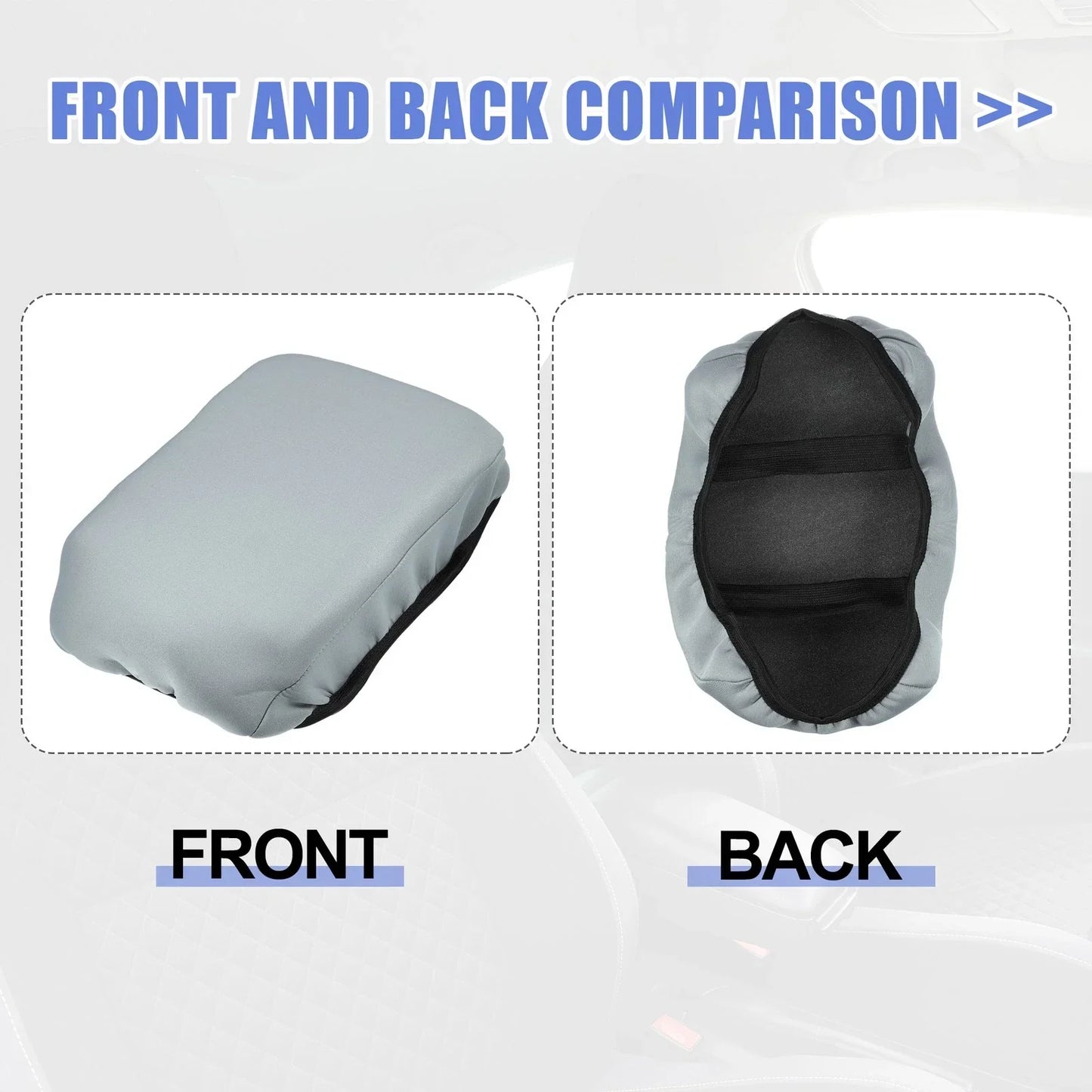 Car Armrest Box Cover Protector for Lexus RX350 (2007-2015) - Neoprene Gray