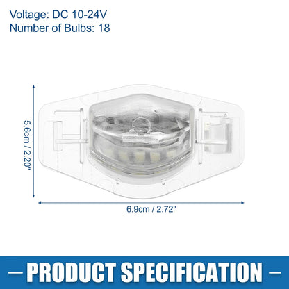 2 x LED License Plate Lights for Honda CR-V (2007-2012)