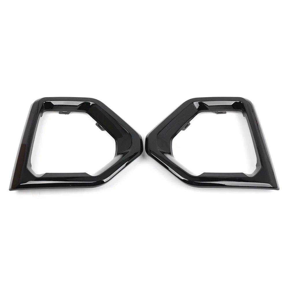 Fog Light Lamp Outer Bezel Cover Pair for GMC Sierra 1500 (2014-2018)