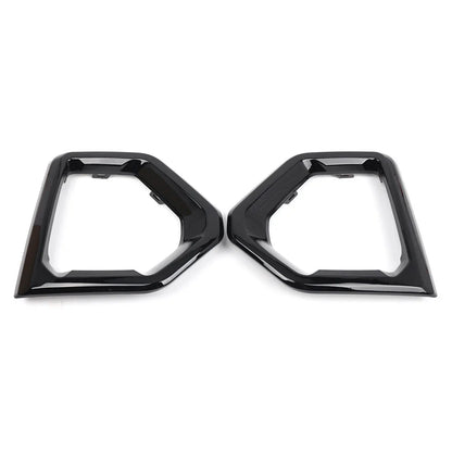Fog Light Lamp Outer Bezel Cover Pair for GMC Sierra 1500 (2014-2018)