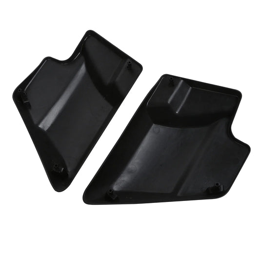 Battery Side Covers for Harley Touring Road Glide (2009-2024) Black Denim