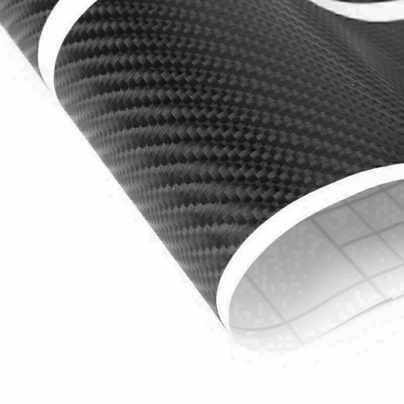 4D Carbon Fiber Car Door Scuff Sill Cover for Dodge Honda