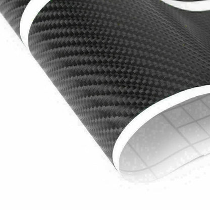 4D Carbon Fiber Car Door Scuff Sill Cover for Dodge Honda