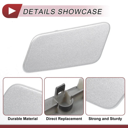 Front Left Washer Nozzle Cover for Lexus LX570 (2016-2021) Silver Tone 1 x