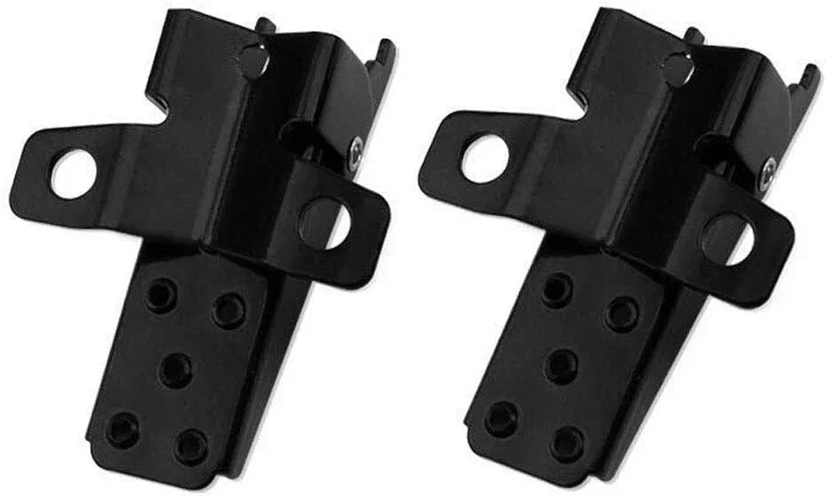 Universal Motorcycle Passenger Foot Pegs Rear Footrests 25-28mm Black