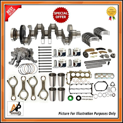 Engine Rebuild Kit Forged Crankshaft for Land Rover Jaguar 204DTA 2.0D ()