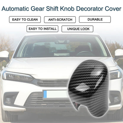 Automatic Gear Shift Knob Cover for Honda Civic 2022-2025 Black Decorator
