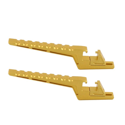 Gold Passenger Foot Peg Extensions for Surron Light Bee X/S X/L1E (2020-2023)