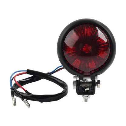 LED Rear Stop Brake Tail Light for Cafe Racer Bobber Chopper Motor Black