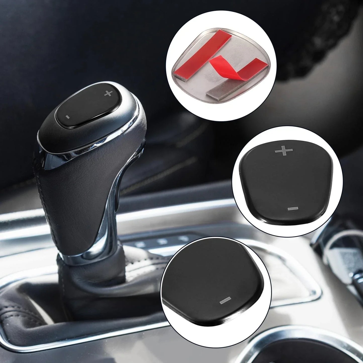 Gear Shift Knob Cover for Chevrolet Equinox 2018-2020 Black
