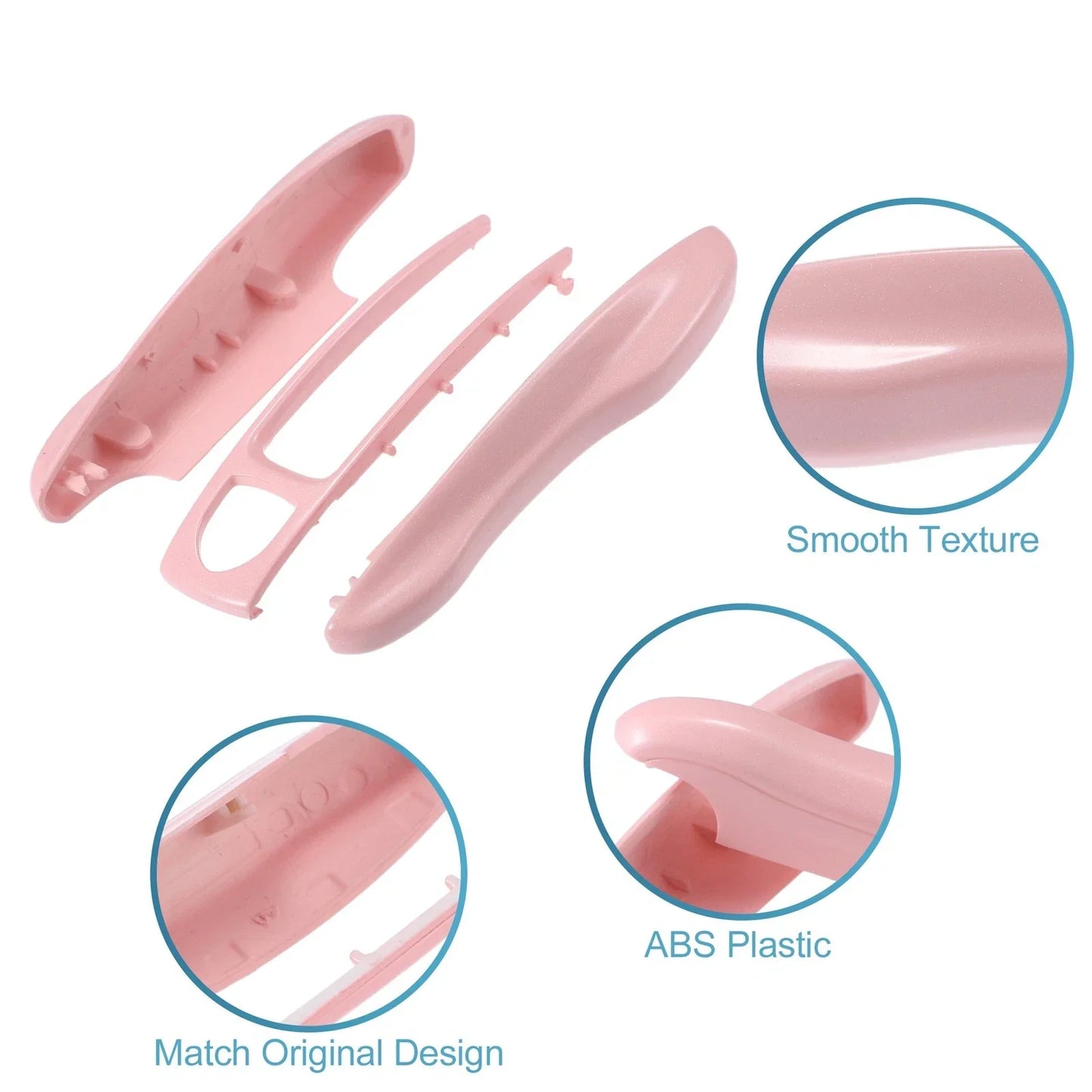 Car Remote Key Shell Cover Case for Porsche Taycan 911 (2020-2021) Pink