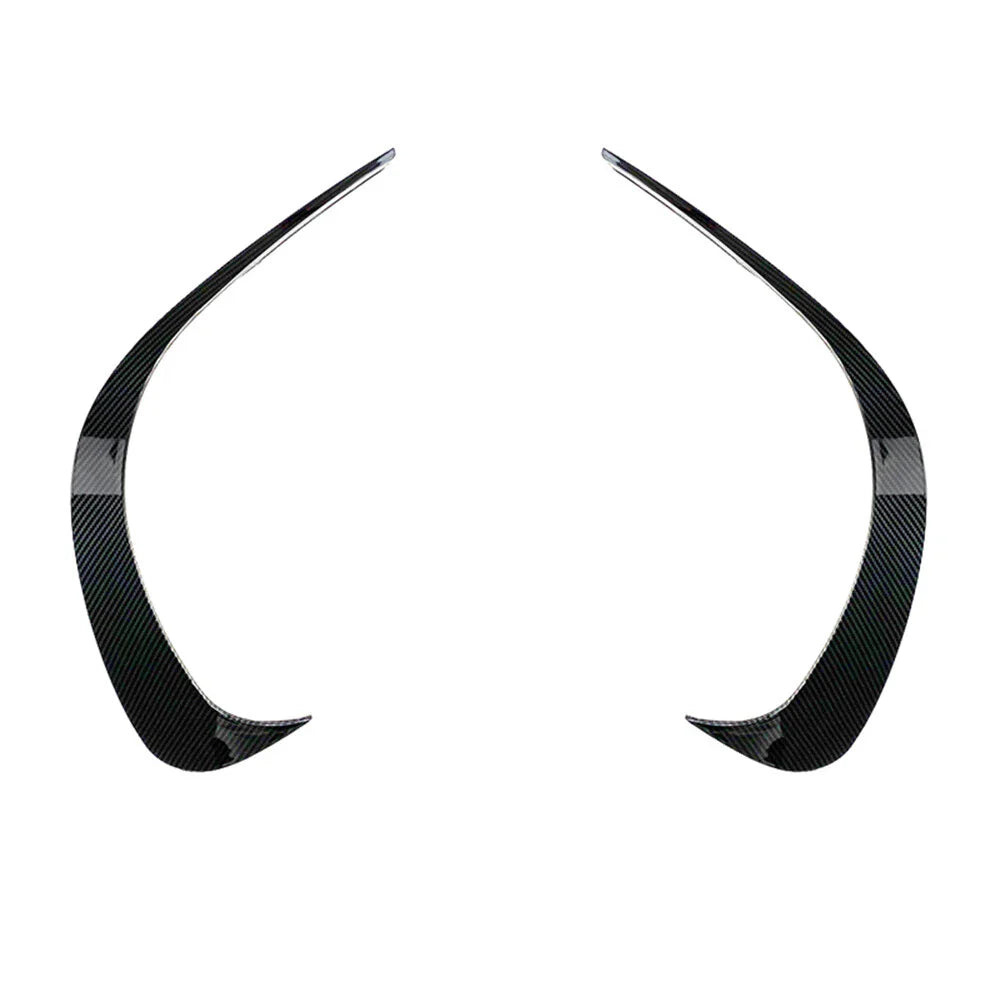 Black ABS Front Bumper Lip Splitter Spoiler for Mercedes C-Class (2022-2023)