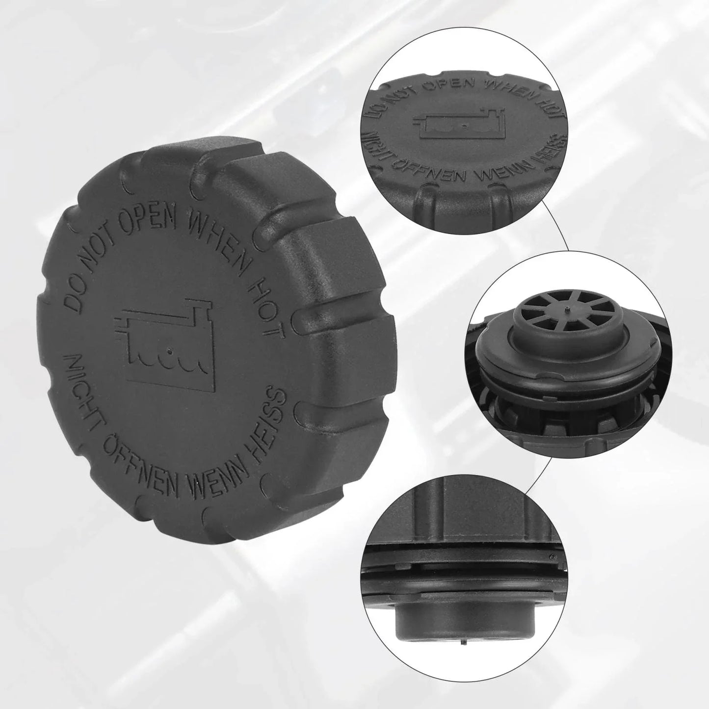 Radiator Cap Coolant Tank Expansion Cover for Mercedes-Benz 300SL (1990-1993)