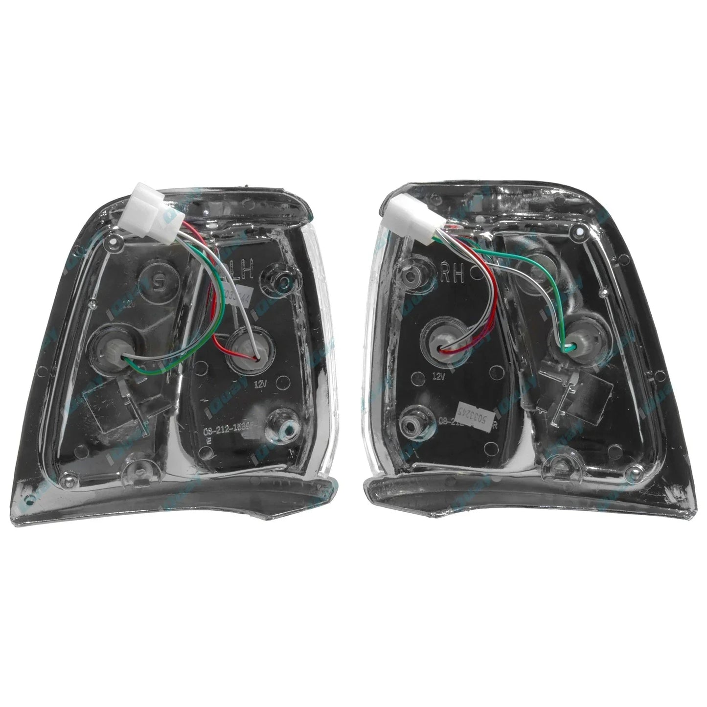LH+RH Chrome Corner Lights Pair for Toyota Hilux LN85 RN85 4cyl 2.4L 1991-1997