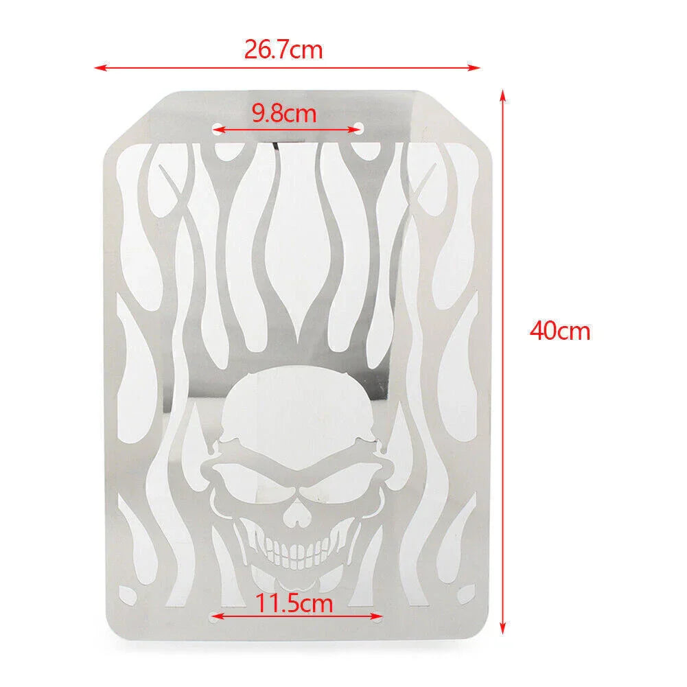 Skull Radiator Grille Cover for Kawasaki VN1500 Mean Streak (2000-2004)