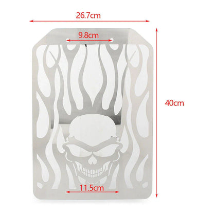 Skull Radiator Grille Cover for Kawasaki VN1500 Mean Streak (2000-2004)
