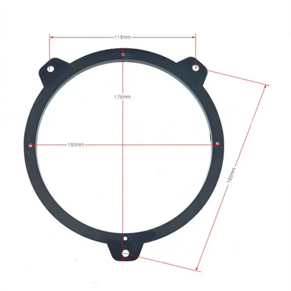 6.5" Car Stereo Speaker Spacer Pad Adapter for BMW 3-Series (1999-2005)