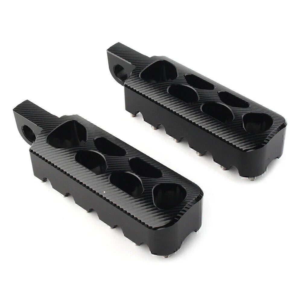 Black CNC Foot Pegs for Harley Dyna Wide Glide FXDWG FXDB FXDL FXDF (2006-2017)