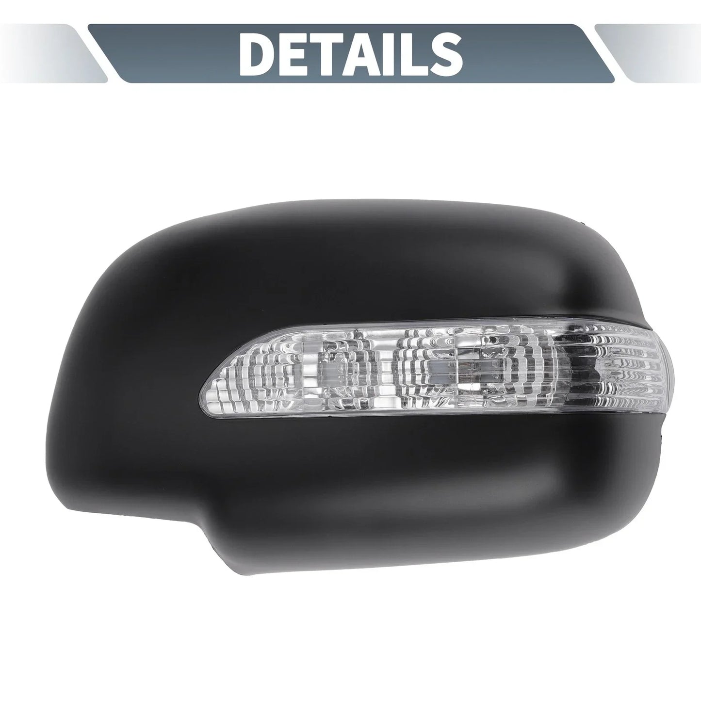 Rearview Mirror Cover Overlay Matte Black for Lexus RX330 RX300 RX350 (2003)