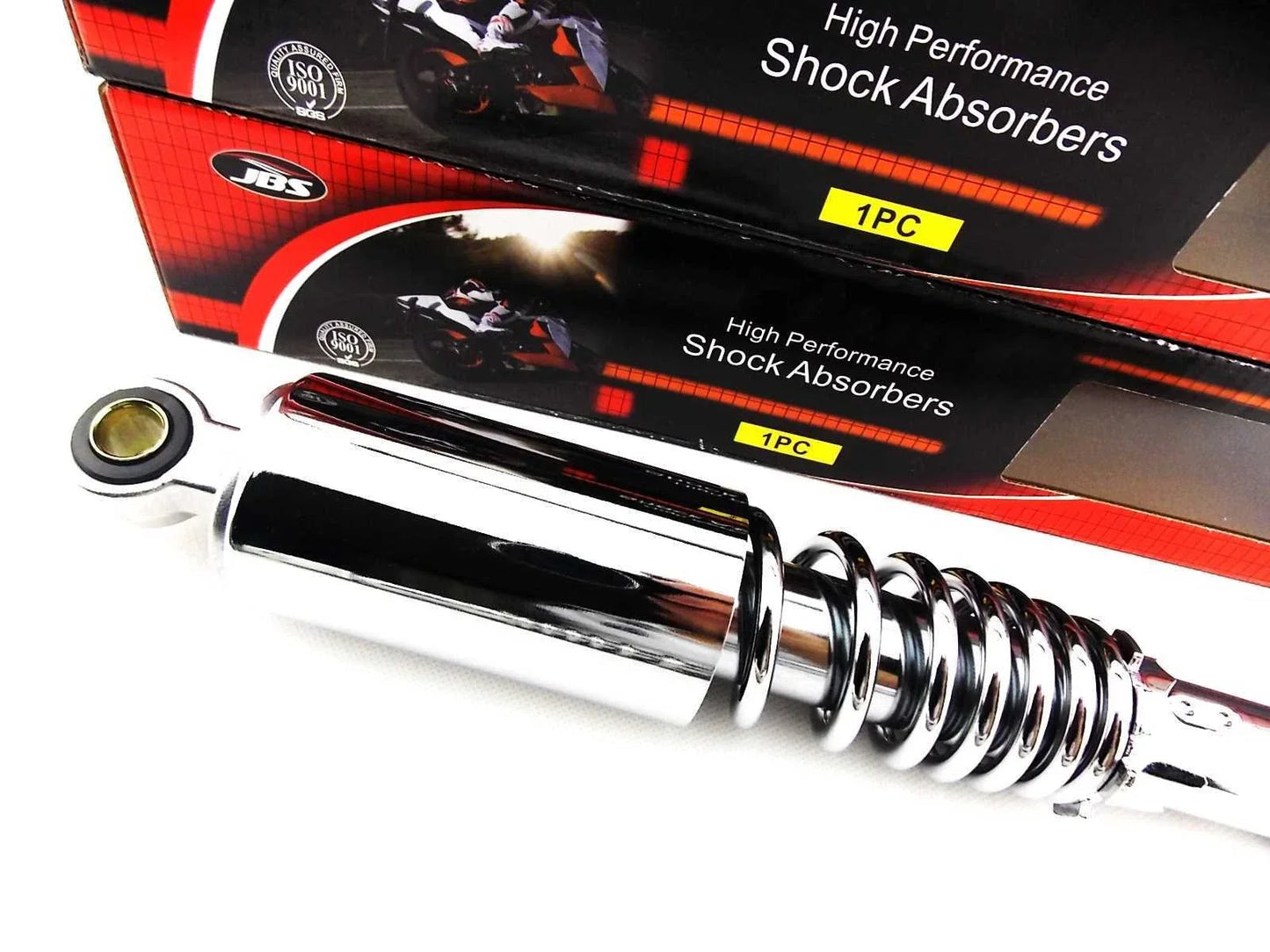 317mm JBS Chrome Rear Shock Absorbers for Honda CJ250T