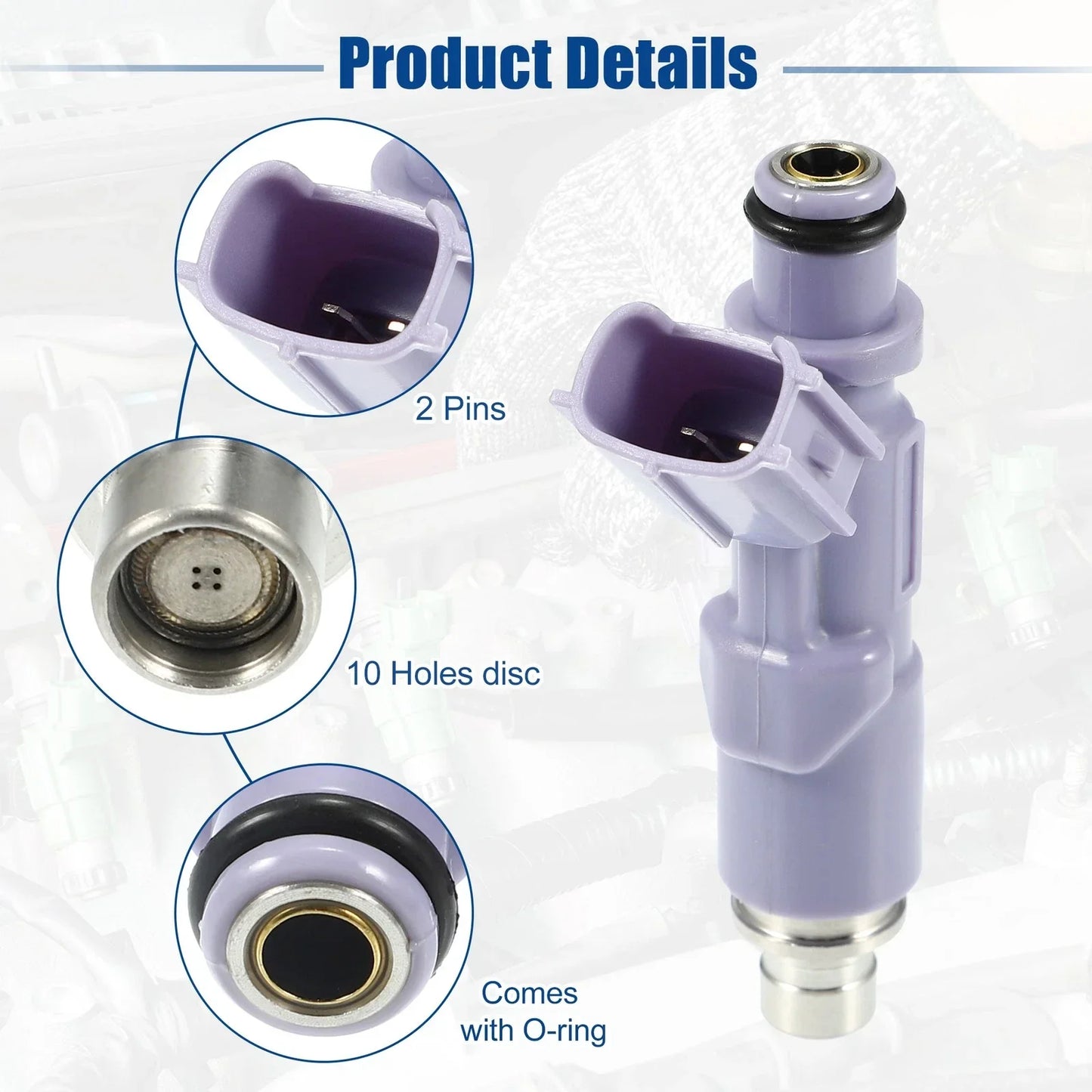 6 x Fuel Injector Nozzles for Lexus IS300 (1999-2005) 3.0L