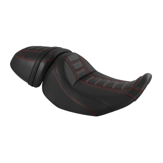 2x Seats Black Red Driver/Passenger for Harley Street Glide FLHXSE (2023-2025)