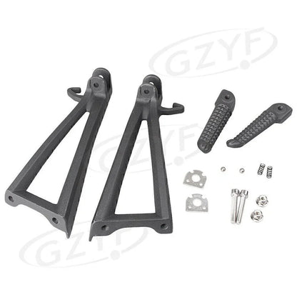 Rear Passenger Foot Peg Rest Bracket for Yamaha YZF R6 (2006-2011) Black
