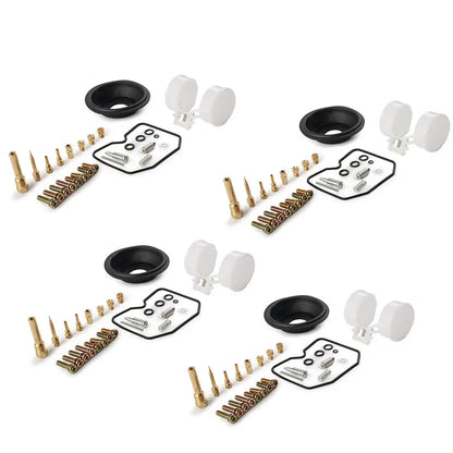 4 x Carburetor Repair Kits for Kawasaki Zephyr ZR750H ZR-7 ZR-7S (1991-2004)